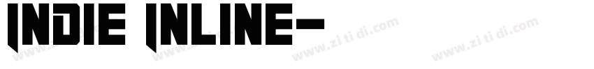 Indie Inline字体转换